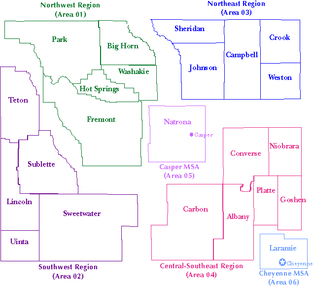 Occupational Employment Statistics Area Map