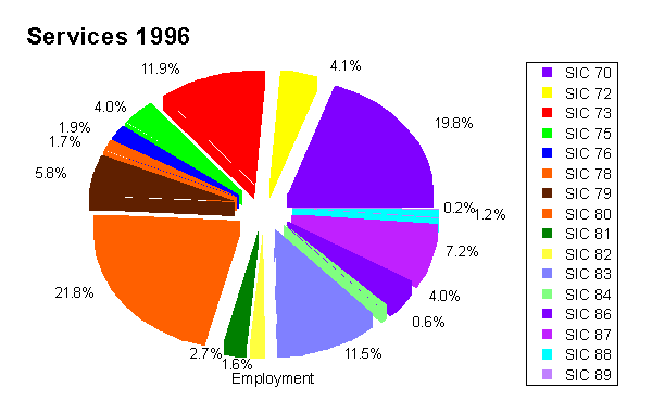 The Major Groups of 
Services